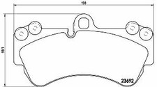 Frt Prem Semi-Met Brake Pads  Brembo  P85069