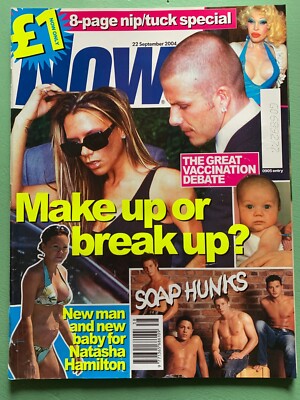 NOW Sept-2004 Natasha Hamilton Scarlett Johansson Rachel Hunter Brittany Murphy