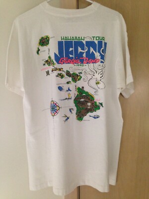 Grateful Dead 1990 GDM JERRY GARCIA BAND Hawaii Vintage Shirt Rare