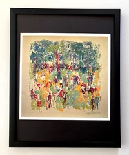 LeRoy Neiman " Horse Racing " Signed Pop Art Mounted and Framed!