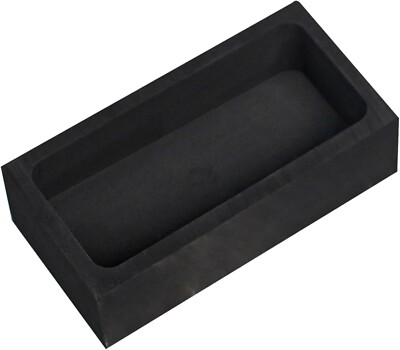 1kg Graphite Ingot Molds,Metal Melting Refining Tools for Casting Gold Silver...