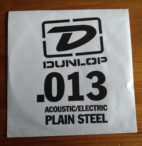 Jim Dunlop Plain Steel .013 Chitarra elettrica corda singola