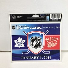 Vintage NHL Hockey Winter Classic Toronto vs. Detroit Ultra Decal Sticker, 2014