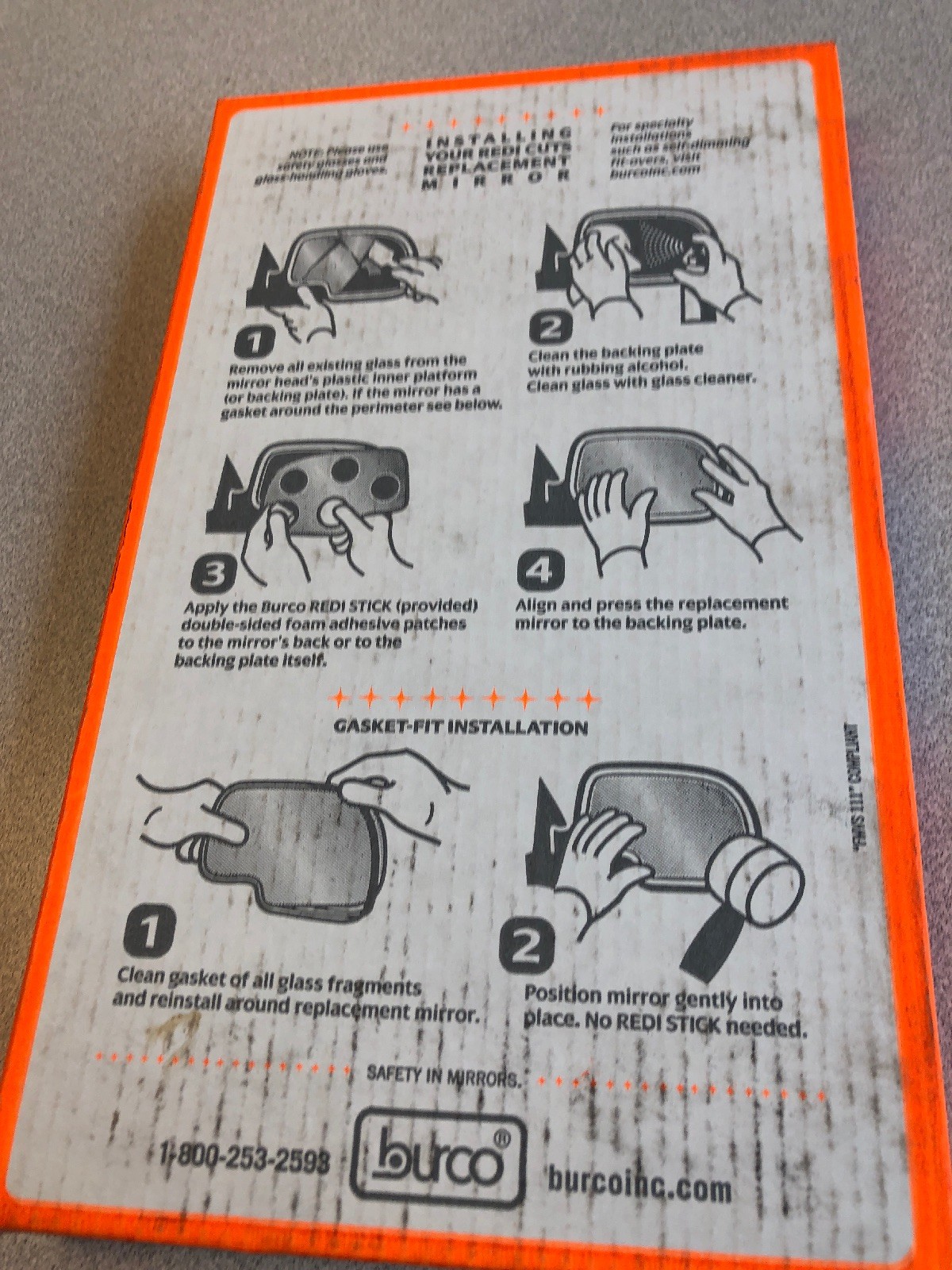 Burco Redi Cut Mirror 2633 9505 Chevy Cavalier Sunfire eBay