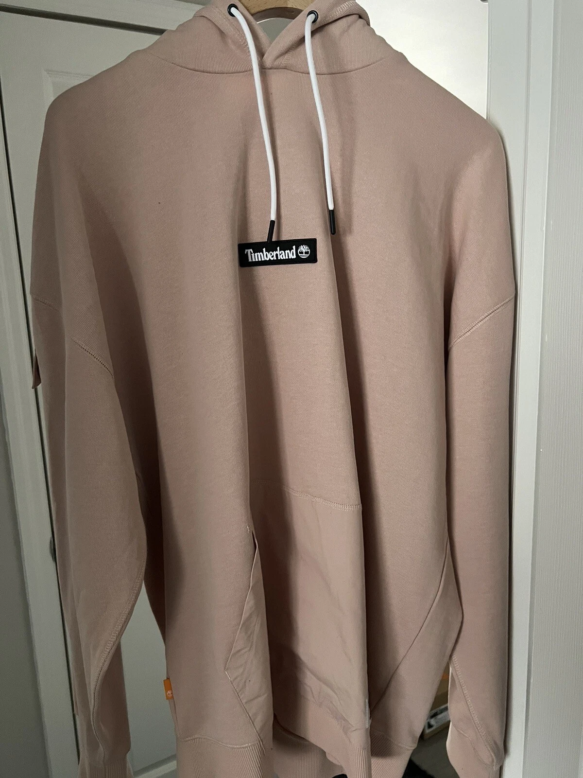 Timberland Hoodie Mens Size L Pink Relaxed Fit Pullover Sweatshirt NWT
Opens in a new window or tab