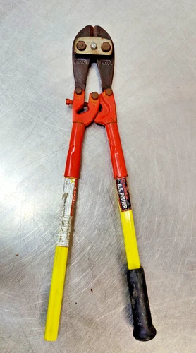 CRESCENT H.K. Porter No. 0- 24"  Bolt Cutter, Missing a handle grip