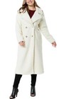 G by Giuliana Black Label Double Breasted Teddy Coat Ivory