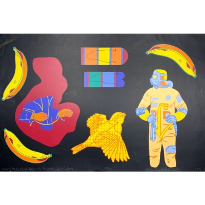 John Randolph Carter - Croquet Series Serigraph (1971, #17/100)