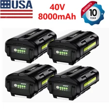 For RYOBI 40V 8.0Ah Lithium-Ion High Capacity Battery OP4050A OP4040A OP4015