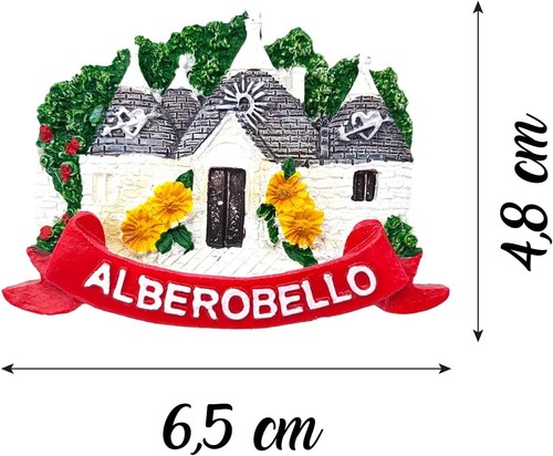 Calamita magnete frigo Trulli Alberobello frigorifero souvenir per cucina casa - Bild 3 von 5