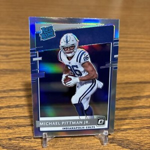2020 Panini Donruss Optic - Rated Rookies Holo Prizm #172 Michael Pittman Jr.