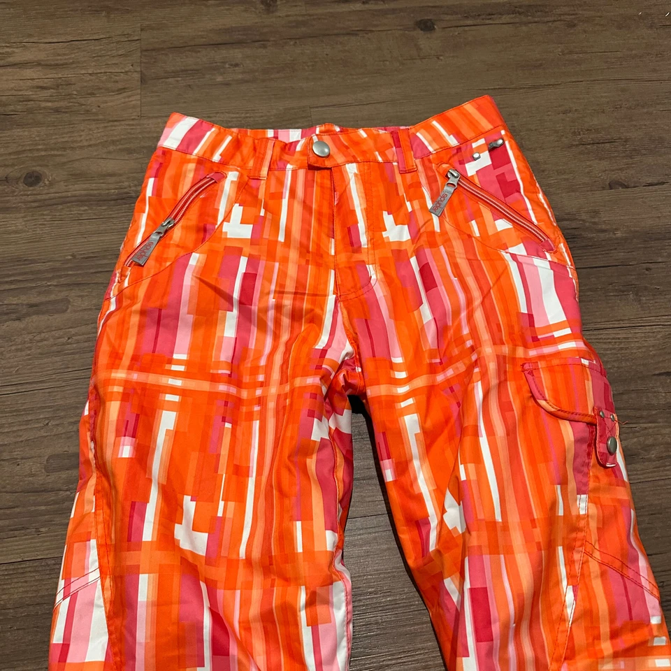 Pantalones de esquí Spyder Youth naranja rosa talla 16 Foto 2 de 4
