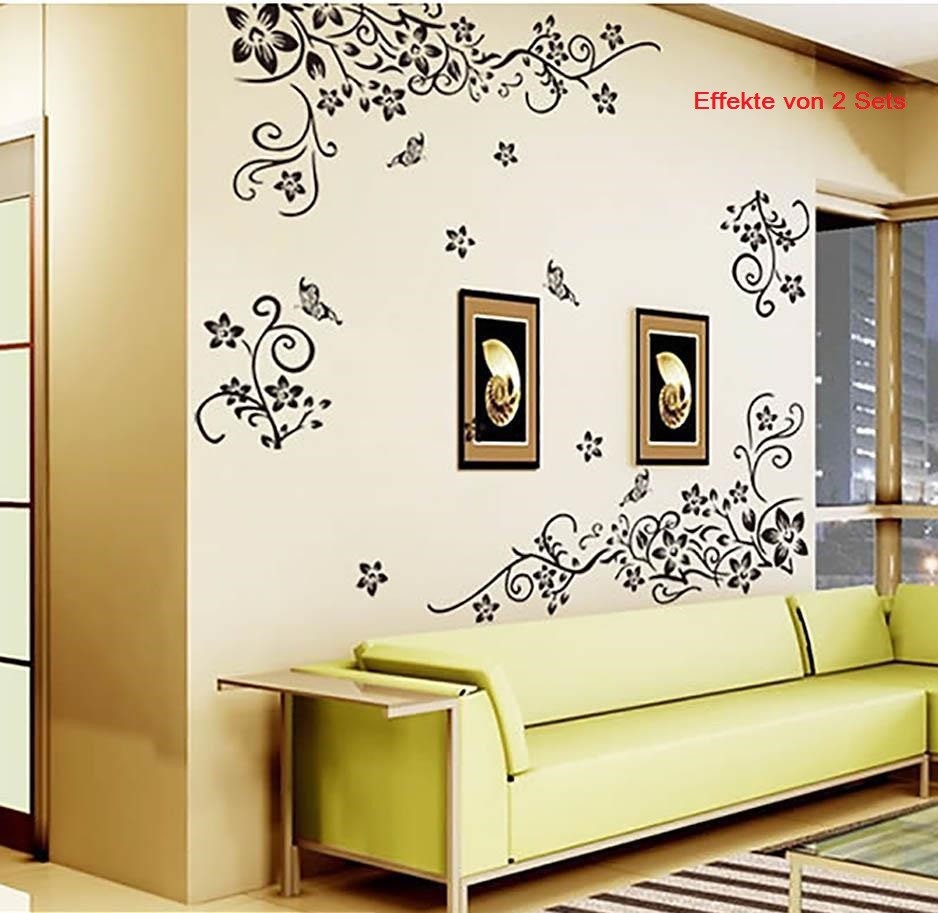 Wall Stickers XXL Flower Vine Wall Tattoo Wall Art Decal Home Decor all
