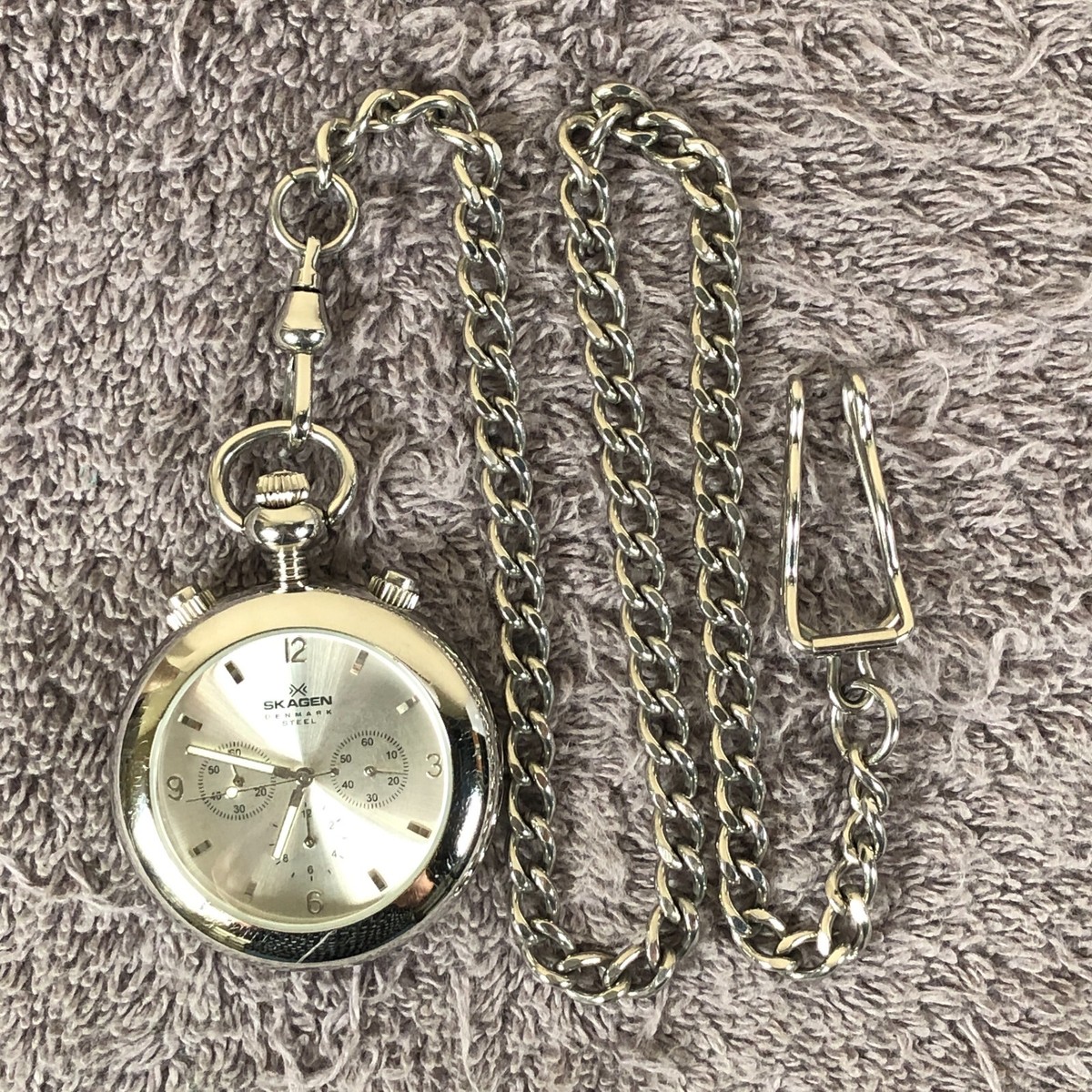 Skagen Denmark Men 385LSS Dress Chronograph Quartz Analog 42mm