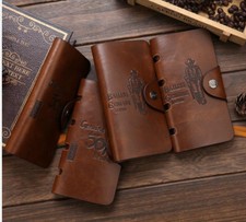 Retro Men's Clutch Leather Long Wallet Pockets ID Card Cente Bifold Purse Brown