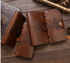 Retro Men's Clutch Leather Long Wallet Pockets ID Card  Cente Bifold Purse Brown