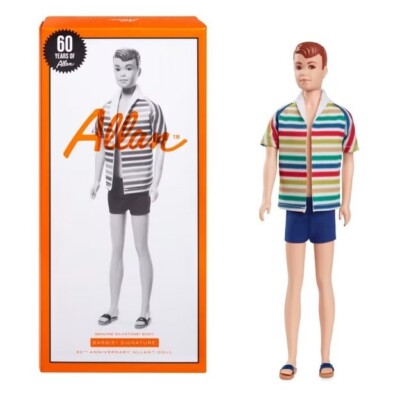 MATTEL Barbie ALLAN 60th Anniversary HRM87