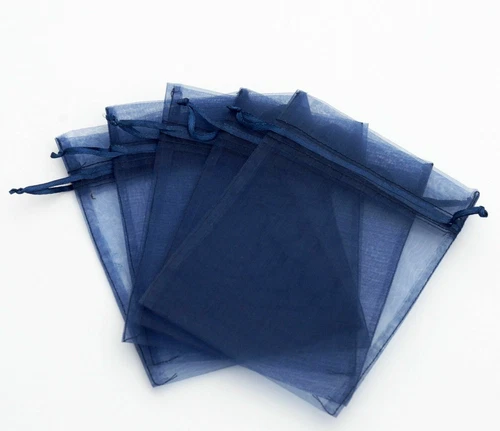50/100/200/500 organza matrimonio festa bomboniera regalo caramelle sacchetti trasparenti sacchetto gioielli - Foto 39 di 52