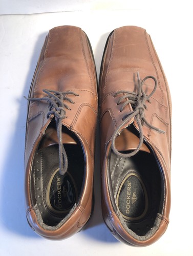 Dockers Mens Shoes 10M Brown Lace Up 