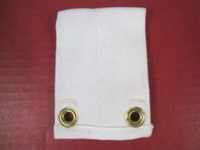 post-Vietnam US Army MP White Canvas Holster Carrier for M1911 Pistol - Dtd 1977