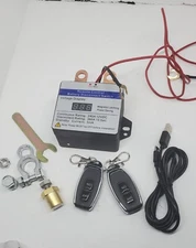 Joinfworld Kill Switch for Car 12V 360A Remote Battery Disconnect Switch with Le