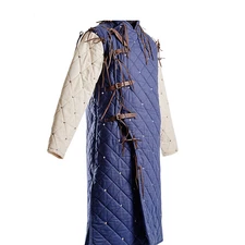 New Medieval Templar Gambeson Padded Armor Reenactment SCA LARP  Quilted Archer