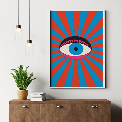 アート・デザイン・音楽 border|korea Surrealism 1968 Pop Art Print by Tadanori Yokoo, 