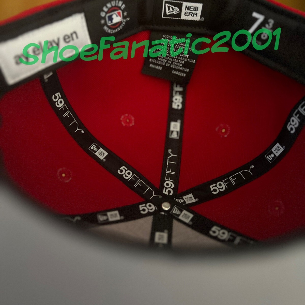 New Era X Ay El Ay En NY Yankee 7 3/8 Ayelayen Red Hat Stars