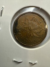 Canada 1985 1 Cent Coin Penny Copper One 1C Canadian Queen Elizabeth QEII