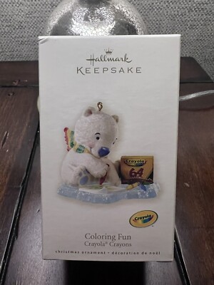 2008 Hallmark Keepsake ~ Coloring Fun ~ Crayola Crayons ~ Brand New In Box