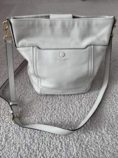 Marc Jacobs Ivory Leather Shoulder Bag 