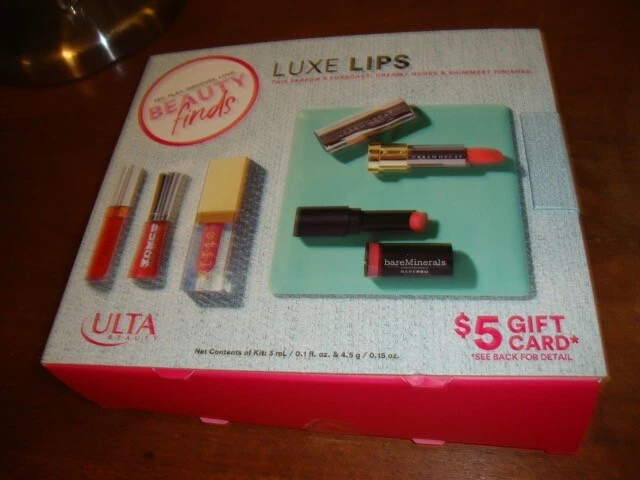Ulta Beauty Finds Luxe Lips Lipstick Lip Gloss Kit Buxon Anastasia Urban Decay S