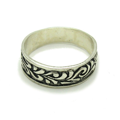 Genuine Sterling Silver Ring Tape Punched Solid 925 Handmade Nickel Free