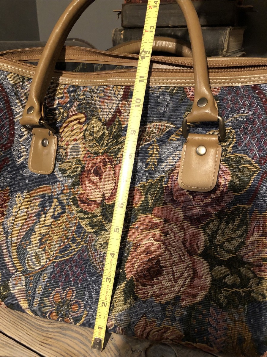 60s vintage タペストリーコート　ポンチョ 希少　tapestry Vintage Tapestry Bag by Leisure With Handles & Strap | eBay