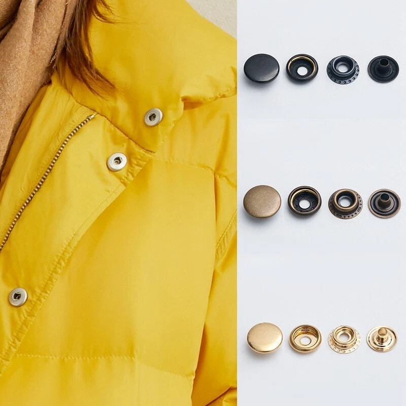 25 Sets 10/12/15/17/20mm 4colors Heavy duty Snap Fastener Sewing Leather Button - Image 4 of 4