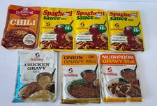 Lot 7 Vintage Sauce Mix Gravy Packets Dressin...