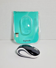 Logitech Wireless Mini Mouse M187 Ultra Portable, Windows and Mac - Black/White