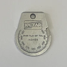 Kastar Spark Plug Gap Tool Keychain Pocket Tool Vintage Made In USA