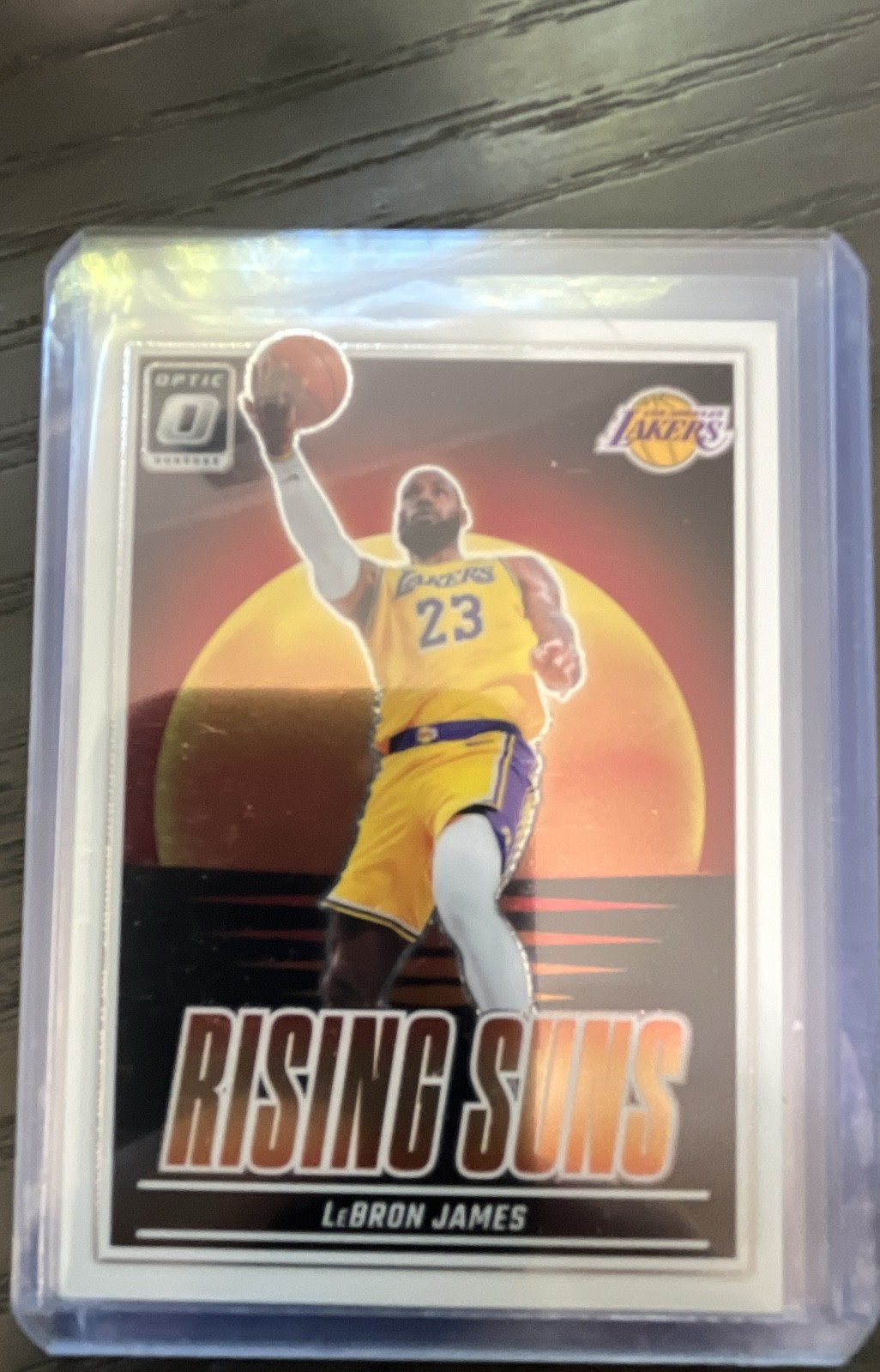 2024-25 Panini Donruss Optic - Rising Suns LeBron James #2 Holo Prizm