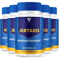 (5 Pack) Jertaris Pills, Jertaris Advanced Prostate Health (300 Capsules)