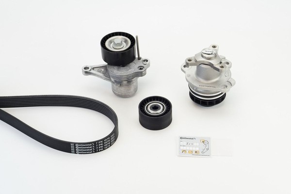 Continental Ctam Wasserpumpe + Keilrippenriemensatz 7PK1970WP1 Opel Renault-image