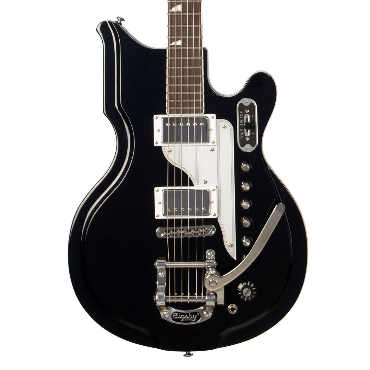 Airline Guitars '59 Newport DLX Black | eBay