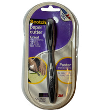 Vintage Scotch 3M Black Paper Cutter Gift Wrap Coupons Faster Than Scissors 2005