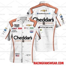 Kyle Busch Nascar 2023 Cheddar8217s Racing Uniform Apparel Clothes Hawaiian