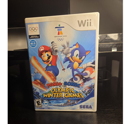 Mario & Sonic Olympic Winter Games Nintendo Wii