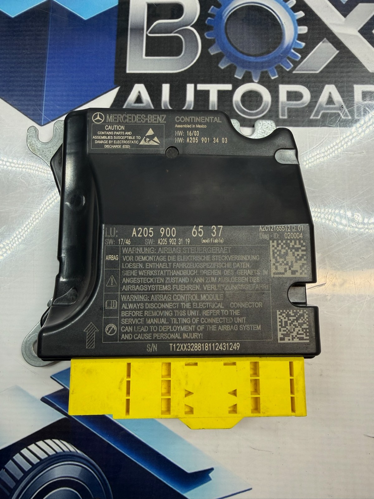 2019-2021 Mercedes W205 C300 Computer Control Module OEM A2059006537