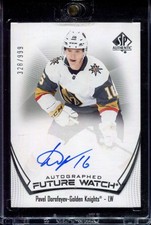 2021-22 UD SP Authentic Hockey Pavel Dorofeyev Future Watch Autograph /999 RC