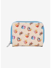 Loungefly Winnie The Pooh Hugs Mini Zipper Wallet Womens Faux Leather New 2024