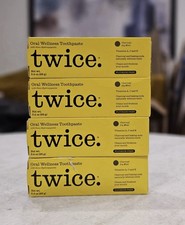 4 Twice Oral Wellness Charcoal Icy Mint FLUORIDE FREE Toothpaste 3.4 oz 9/2027