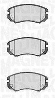 Magneti Marelli Bremsbelagsatz, Scheibenbremse 363916060277 FüR Hyundai KIA